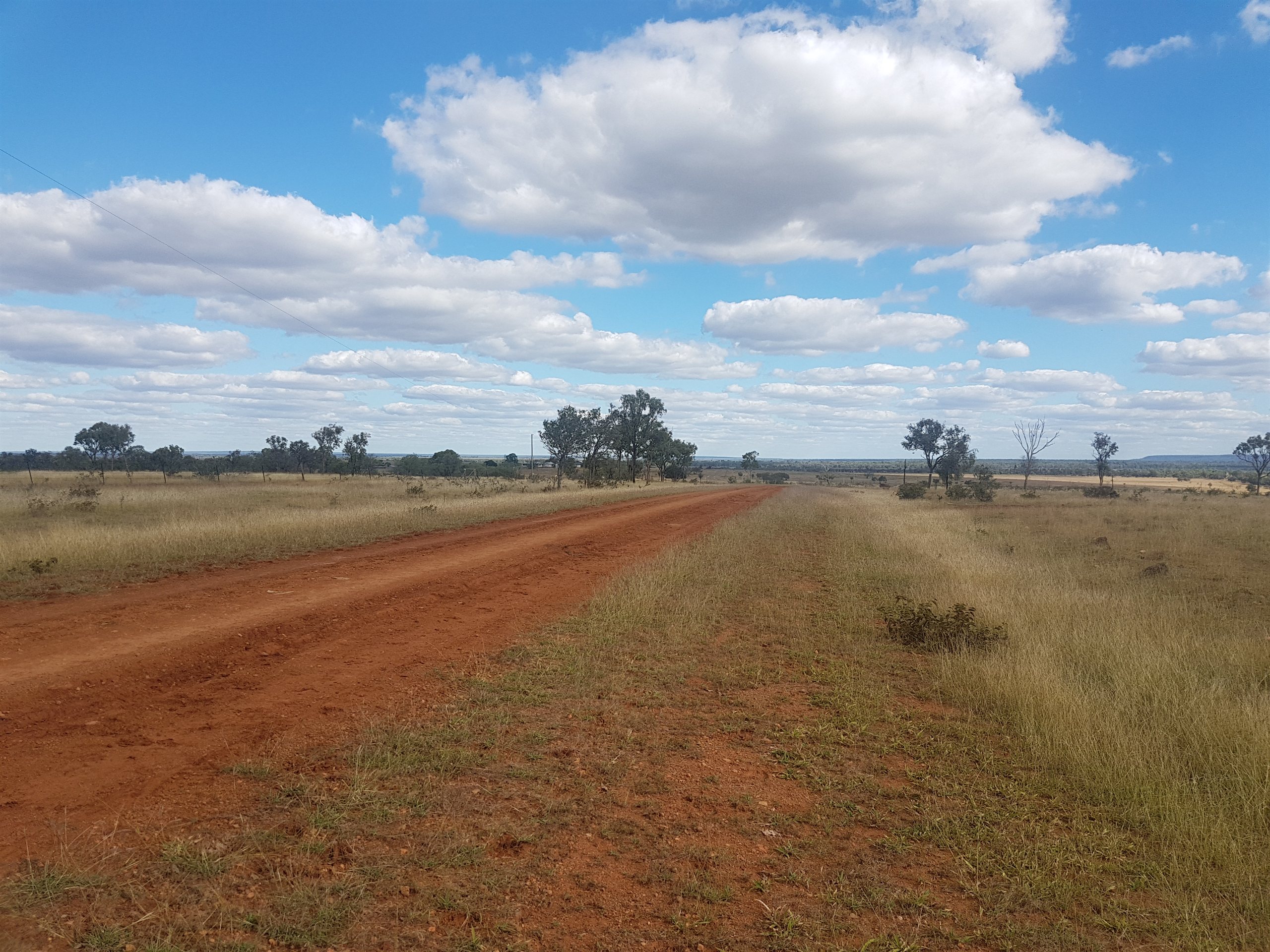The Broadsound Solar Farm site at Clarke Creek, Central Queensland